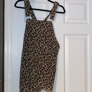 Cheetah Print Overall
